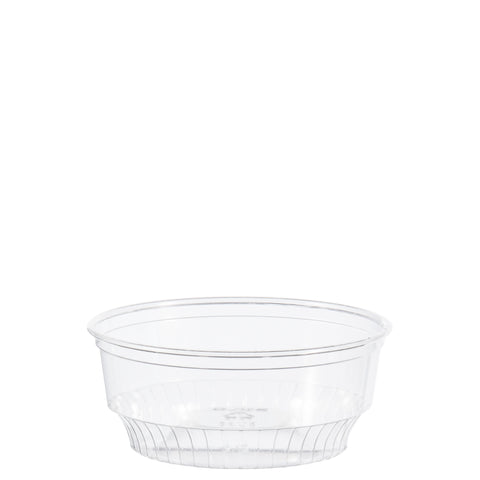 Solo Clear 1.4 inch PET 1-Compartment Sundae Cup, 3.5 Ounce -- 1000 per case