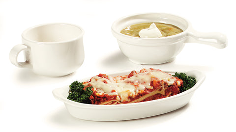 Carlisle BOWL SOUP HANDLED WHITE 12 OZ