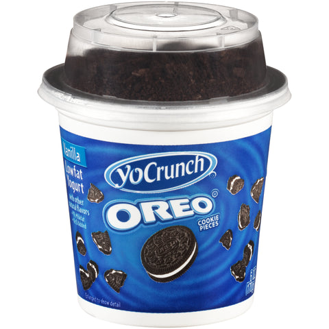 Yocrunch with Oreo Vanilla Yogurt, 6 Ounce -- 8 per case.