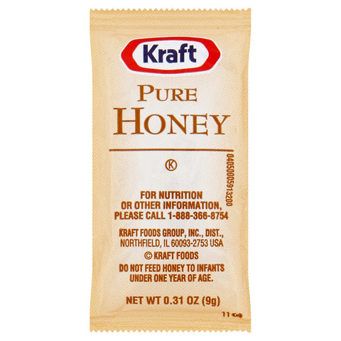 Kraft HONEY PURE GRADE A SINGLE SERVE POUCH
