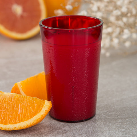 Carlisle TUMBLER STACKABLE SAN PLASTIC RUBY 5 OZ