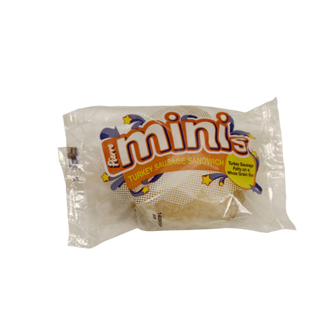 Pierre® SANDWICH TURKEY SAUSAGE PATTIE ON A WHOLE GRAIN BUN MINI CN 2.25 OZ10000068244