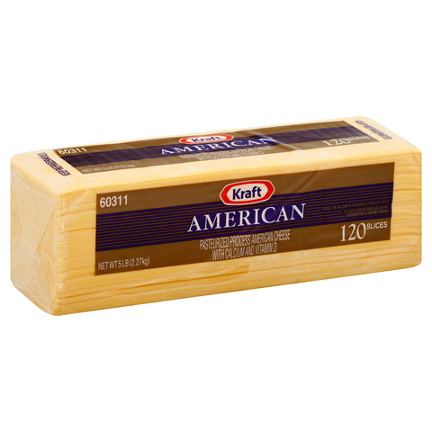 Cheese American Yellow Sliced 120 Ct