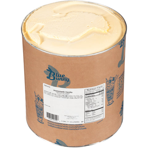 Blue Bunny ICE CREAM VANILLA HOMEMADE