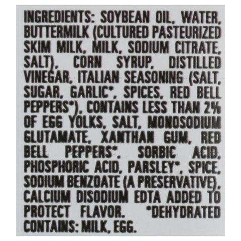 Dressing Italian Creamy