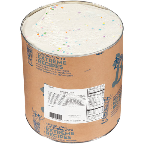 Blue Bunny Premium Birthday Cake Ice Cream, 3 Gallon Tub