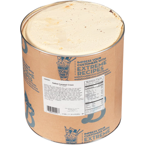 Blue Bunny ICE CREAM SALTED CARAMEL CRAZE PREMIUM