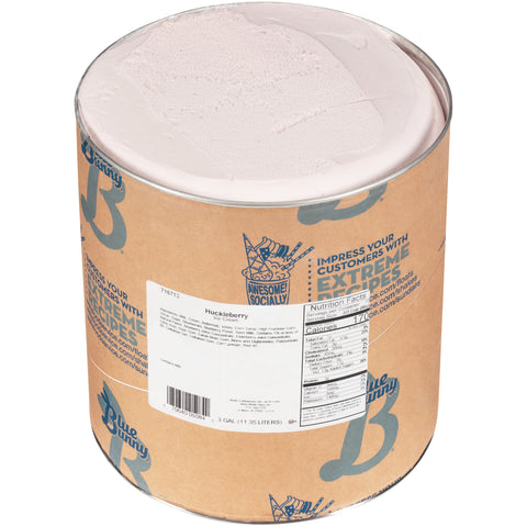 Blue Bunny Premium Huckleberry Ice Cream, 3 Gallon Tub