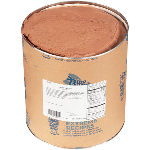 Blue Bunny Premium Rocky Road Ice Cream, 3 Gallon
