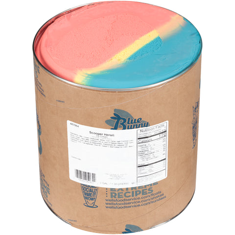Blue Bunny Premium Scooper Hero Ice Cream, 3 Gallon Tub