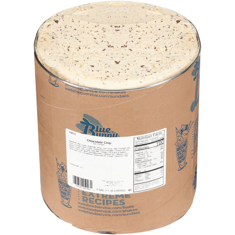 Blue Bunny Premium Chocolate Chip Ice Cream, 3 Gallon Tub