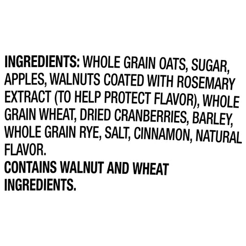 Real Medleys QUAKER REAL MEDLEY APPLE WALNUT 12/2.64Z