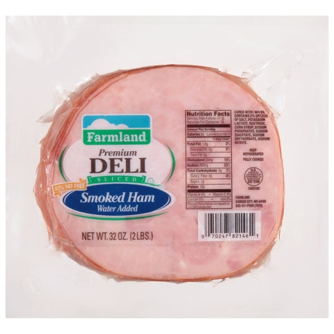 Farmland (SF) HAM PREMIUM DELI VACUUM PACK SLICED .5 OZ