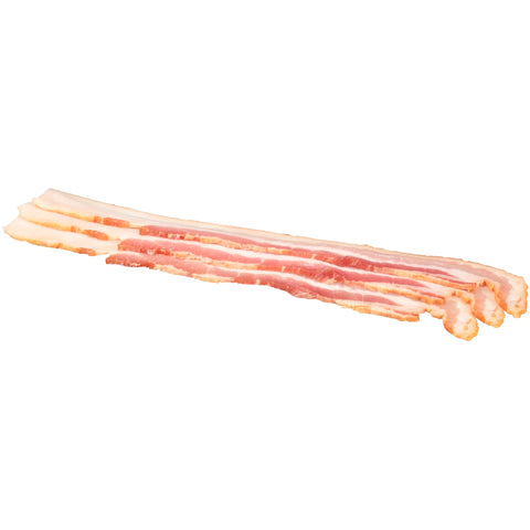 Origin Food (JM) BACON 14/17 CT PORK LAID OUT APPLEWOOD SMOKED CURED RAW REF