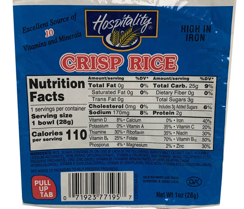 Cereal Crisp Rice Bowl Pack