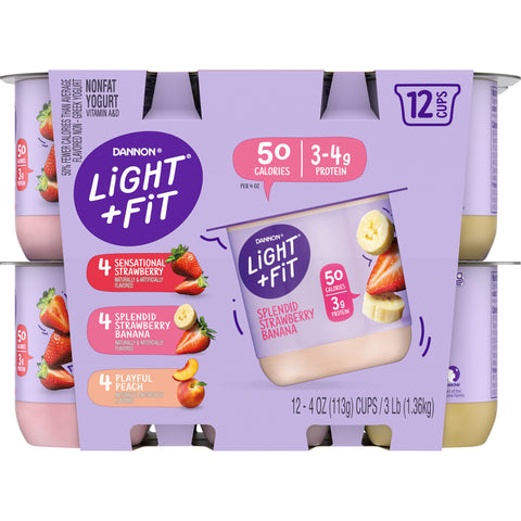 Yogurt Variety Pack Strawberry Banana/vanilla/ Blackberry