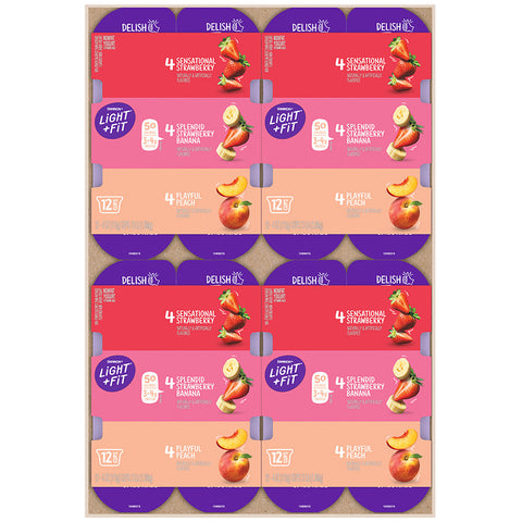 Yogurt Variety Pack Strawberry Banana/vanilla/ Blackberry