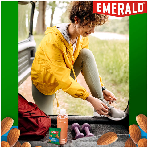 Emerald Natural Almonds, 0.63 Ounce - 7 per pack -- 12 packs per case.