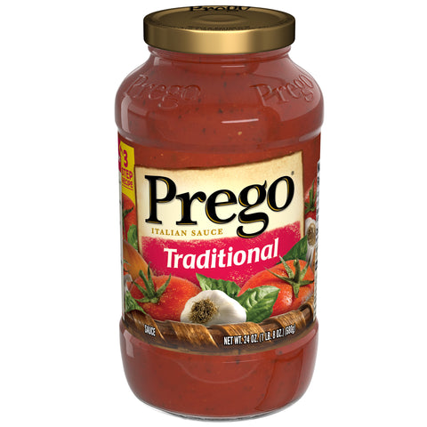Prego Traditional Italian Pasta Sauce, 24 Ounce -- 12 per case