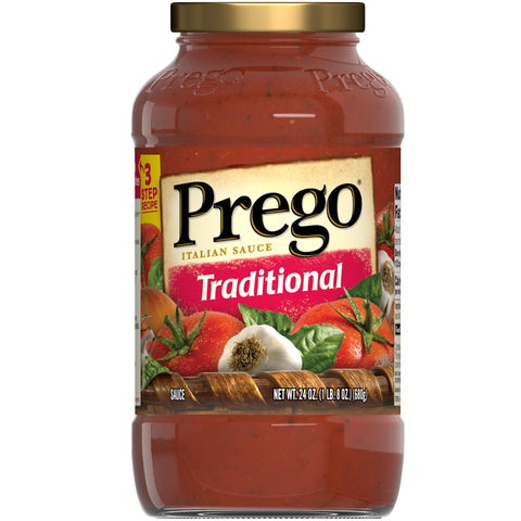 Prego Traditional Italian Pasta Sauce, 24 Ounce -- 12 per case