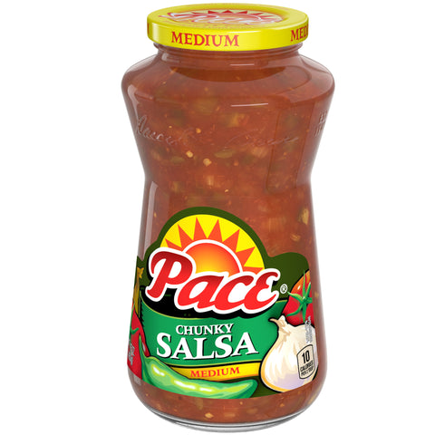Pace Chunky Salsa Medium, 16 ounce -- 12 per case