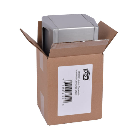 Dispenser Napkin Table Masterfold Brushed Steel