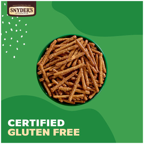 Snyders of Hanover Gluten Free Pretzel Sticks, 8 Ounce -- 12 per case.