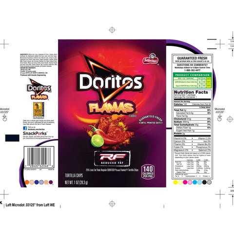 Chip Reduced Fat Whole Grain Rich Flamas