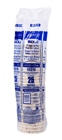 Solo Symphony® CONTAINER PAPER FOOD SINGLE SIDED POLY 16 OZ