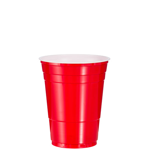 Dart CUP POLYSTYRENE PLASTIC COLD PARTY RED 16 OZ