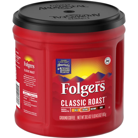 Folgers® COFFEE GROUND CLASSIC ROAST CAN