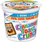General Mills CEREAL CINNAMON TOAST CRUNCH® 25% LESS SUGAR SINGLE SERVE