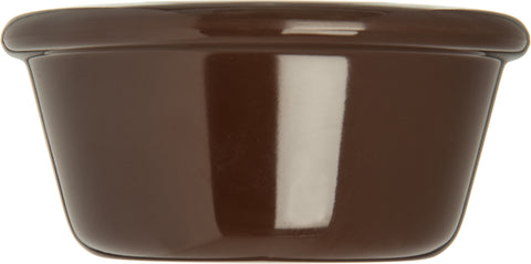 Carlisle RAMEKIN SMOOTH MELAMINE CHOCOLATE 6 OZ