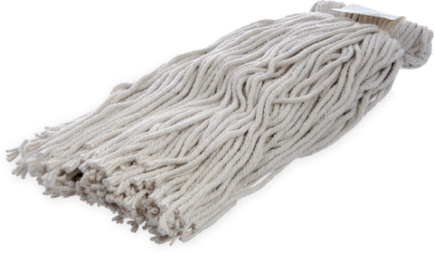 Carlisle MOPHEAD COTTON SCREW-ON WHITE 24 OZ