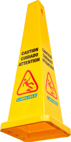 Carlisle CAUTION CONES & BARRIERS CAUTION CONE YELLOW 36