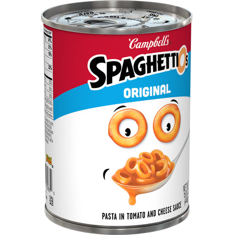 Campbells Spaghettios Tomato Pasta, 15.8 Ounce -- 24 per case.