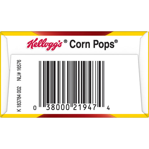 Cereal Corn Pops 0.95 Ounce Each -- 70 Per Case