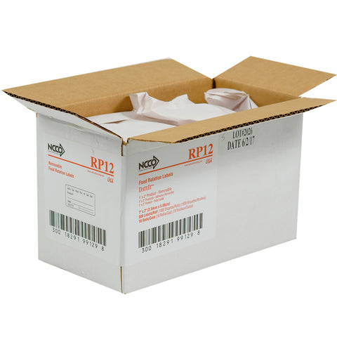 National Checking Company Dateit Product Removable Label, 1 x 2 inch -- 500 per case.