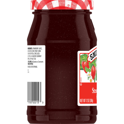 Jelly Strawberry Glass Jar