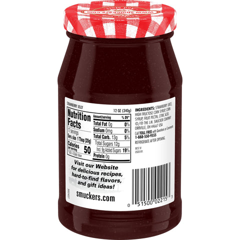 Smucker's® JELLY STRAWBERRY GLASS JAR