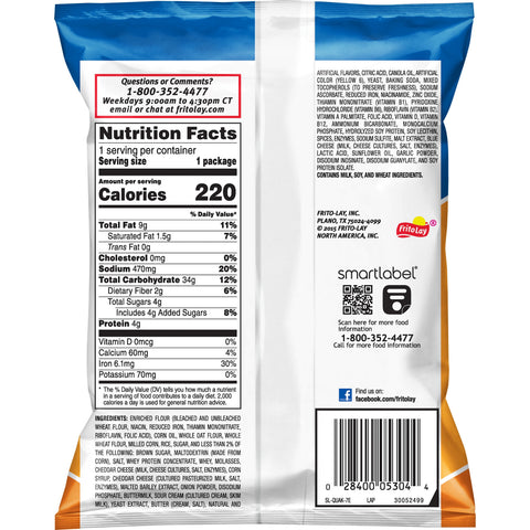 Snack Mix Baked Cheddar Lss