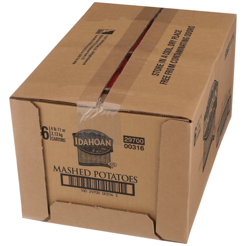 Idahoan Naturally Signature Mashed Potatoes, 4.68 Pound -- 6 per case.