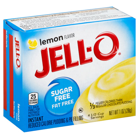 Jell-O PUDDING MIX LEMON SUGAR FREE