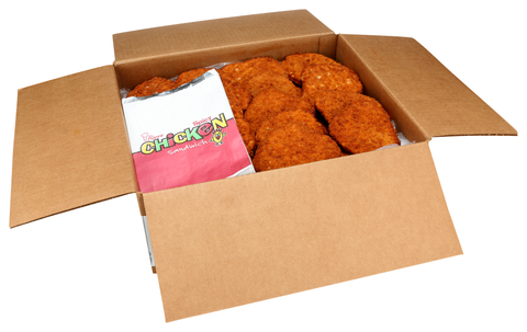 Chicken Patty Breaded Spicy Whole Grain Fc 3 Oz 68029