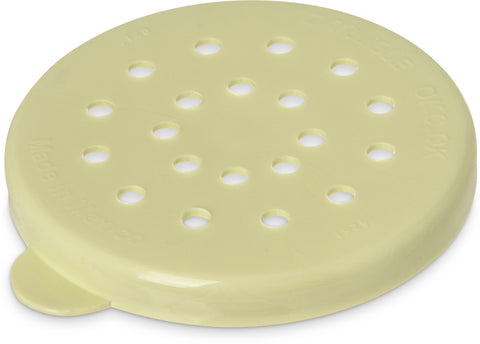 Carlisle LID SHAKER DREDGE CHEESE PLASTIC YELLOW