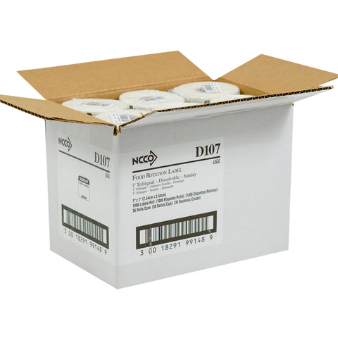 National Checking LABEL SUN 1X1 DISSOLVE-A-WAY