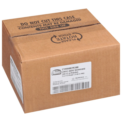 Simply Heinz Mayonnaise, 12 Gram -- 200 per case.