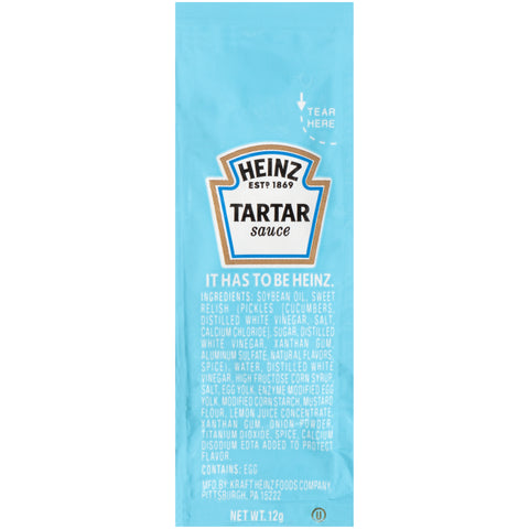 Sauce Tartar Single Serve Packet 531300/78000704