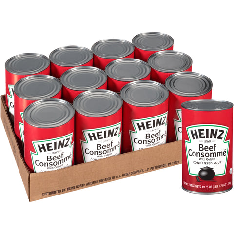 Heinz® SOUP BEEF CONSOMME CONDENSED 498400/78003946