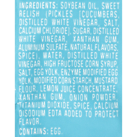 Sauce Tartar Single Serve Packet 531300/78000704